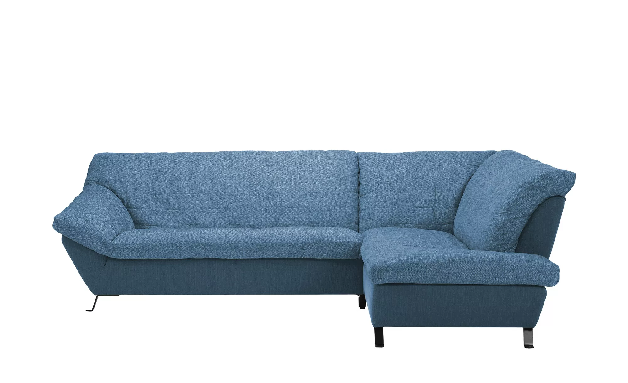 Ecksofa - blau - 84 cm - Polstermöbel > Sofas > Ecksofas - Möbel Kraft günstig online kaufen