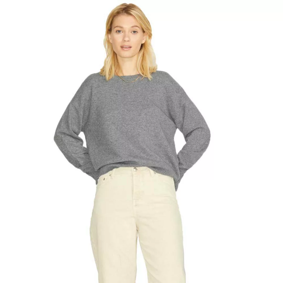 Jjxx Tamy Cashmere Rundhalsausschnitt Sweater S Grey Melange günstig online kaufen