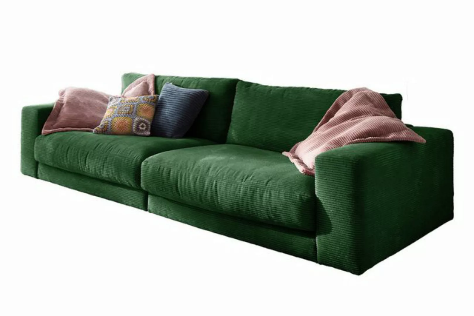 KAWOLA Sofa MADELINE, Couch 2-Sitzer oder 3-Sitzer Cord verschiedene Farben günstig online kaufen