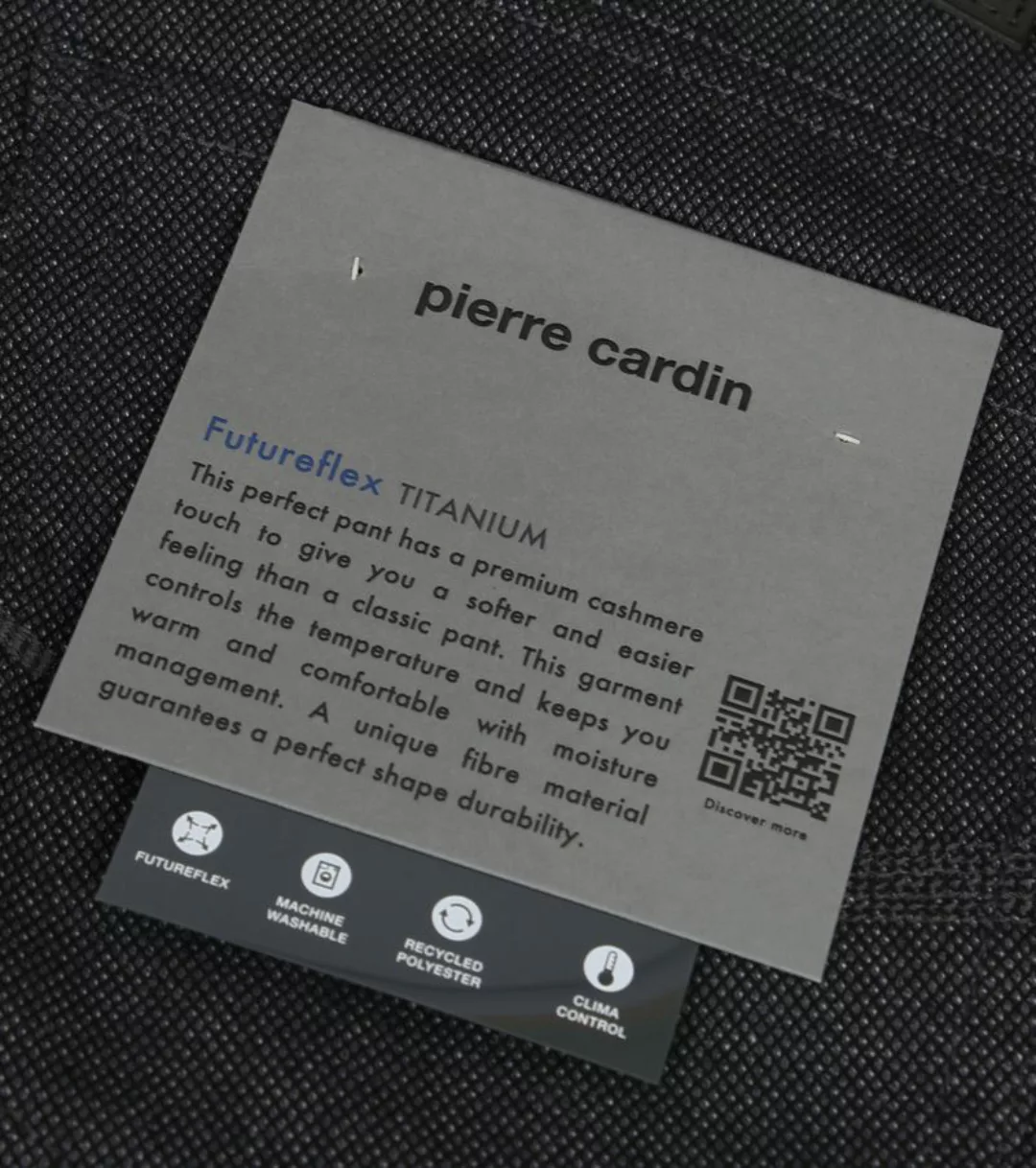 Pierre Cardin Lyon Future Flex Hose Anthrazit - Größe W 33 - L 30 günstig online kaufen
