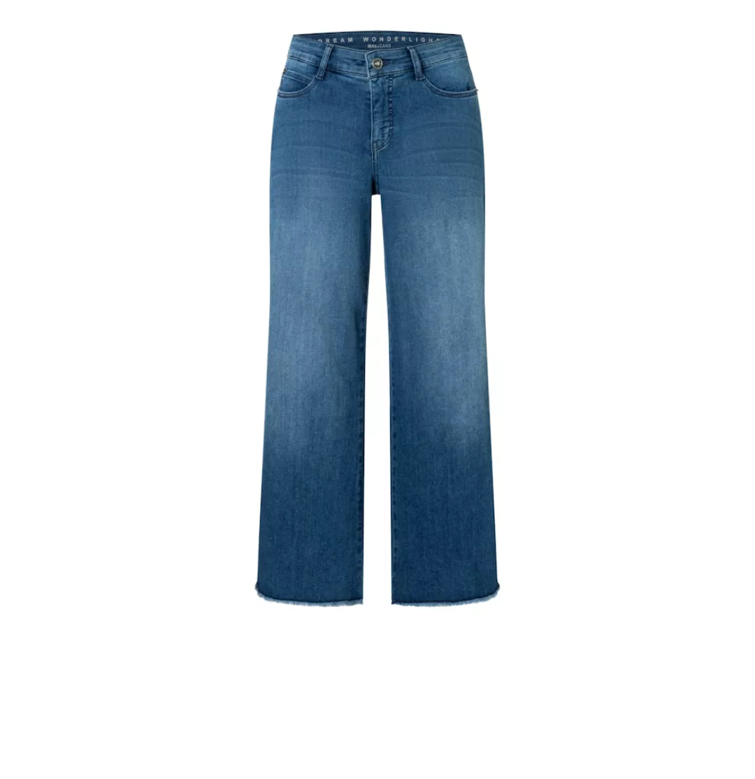 MAC Weite Jeans "DREAM WIDE", mit Fransen am Saum günstig online kaufen