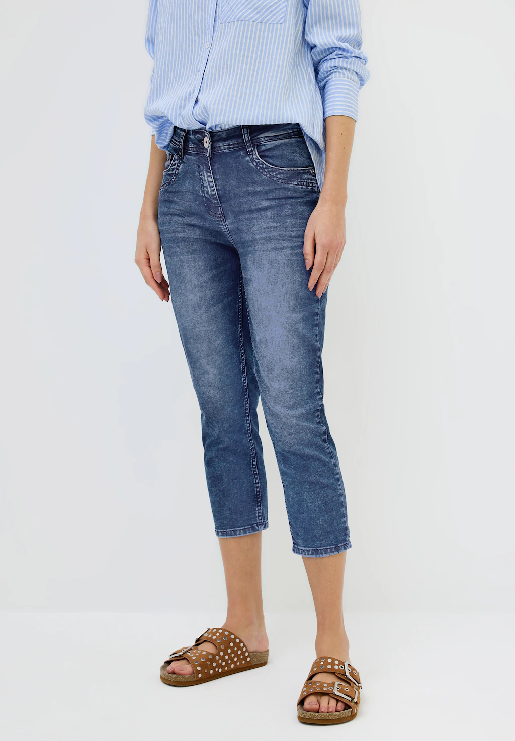 Cecil Slim-fit-Jeans, High Waist günstig online kaufen