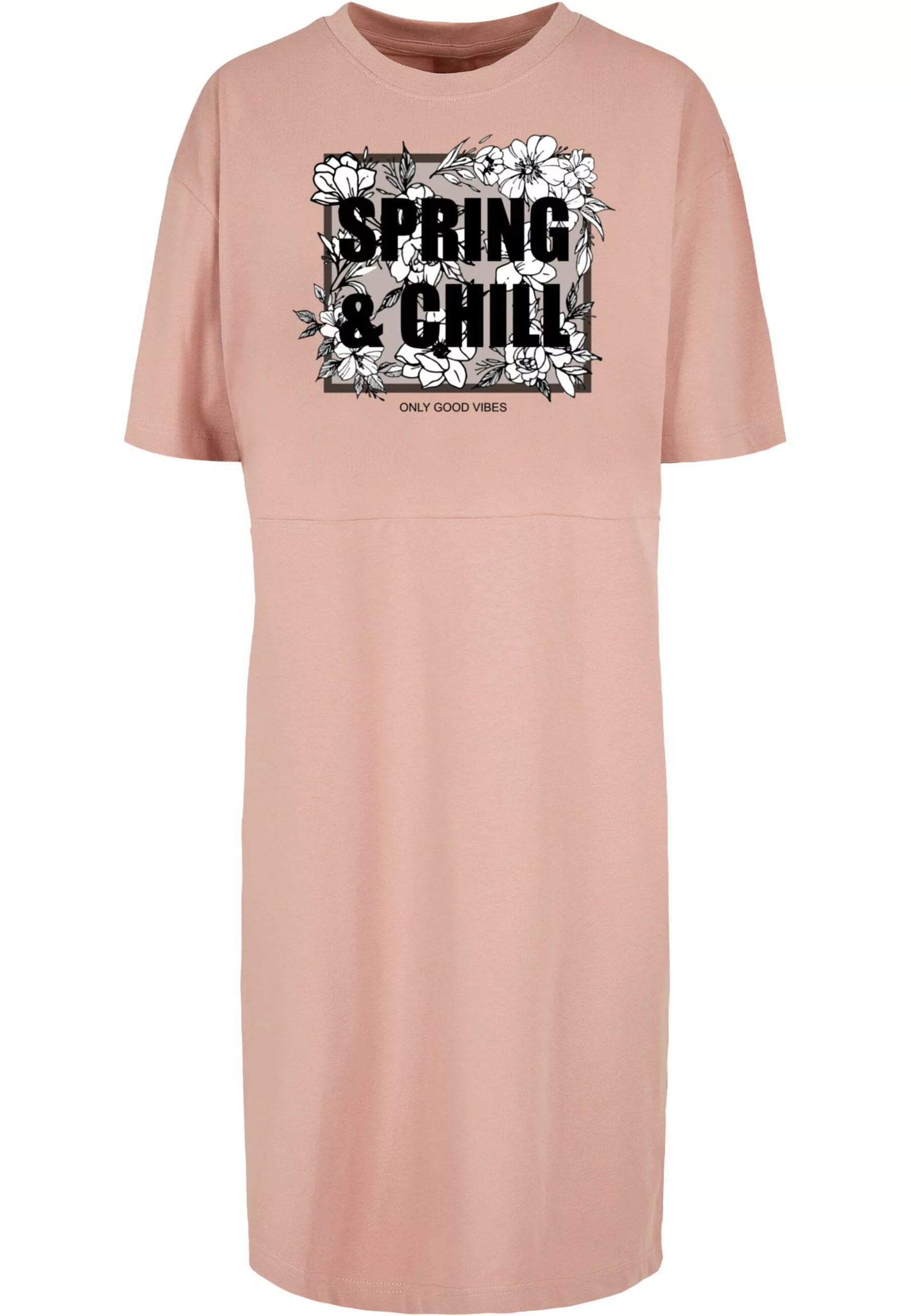 Merchcode Shirtkleid "Merchcode Damen Ladies Spring And Chill Oversized Sli günstig online kaufen