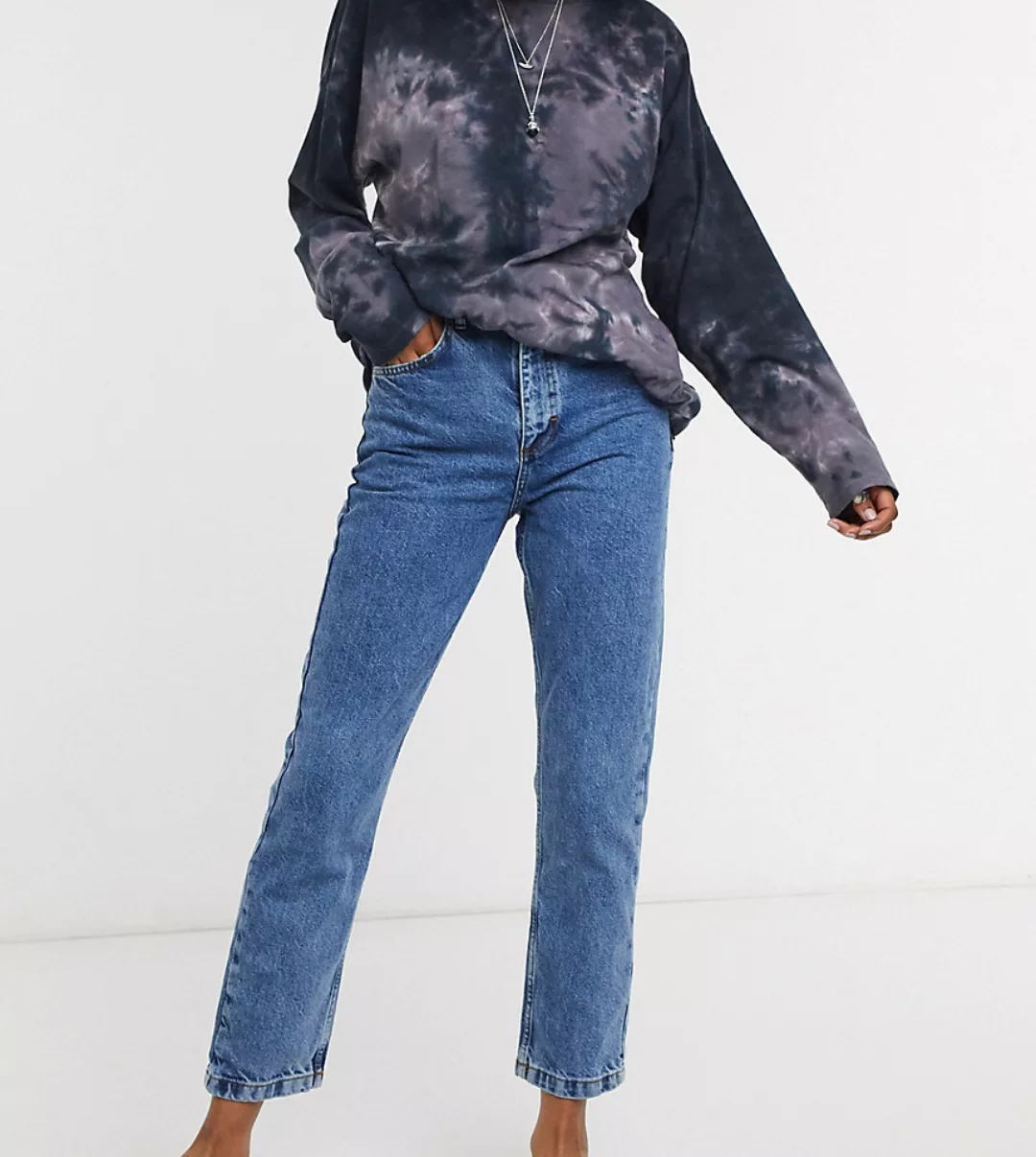 Reclaimed Vintage – Inspired – The 91' – Mom-Jeans in klassischem Blau günstig online kaufen