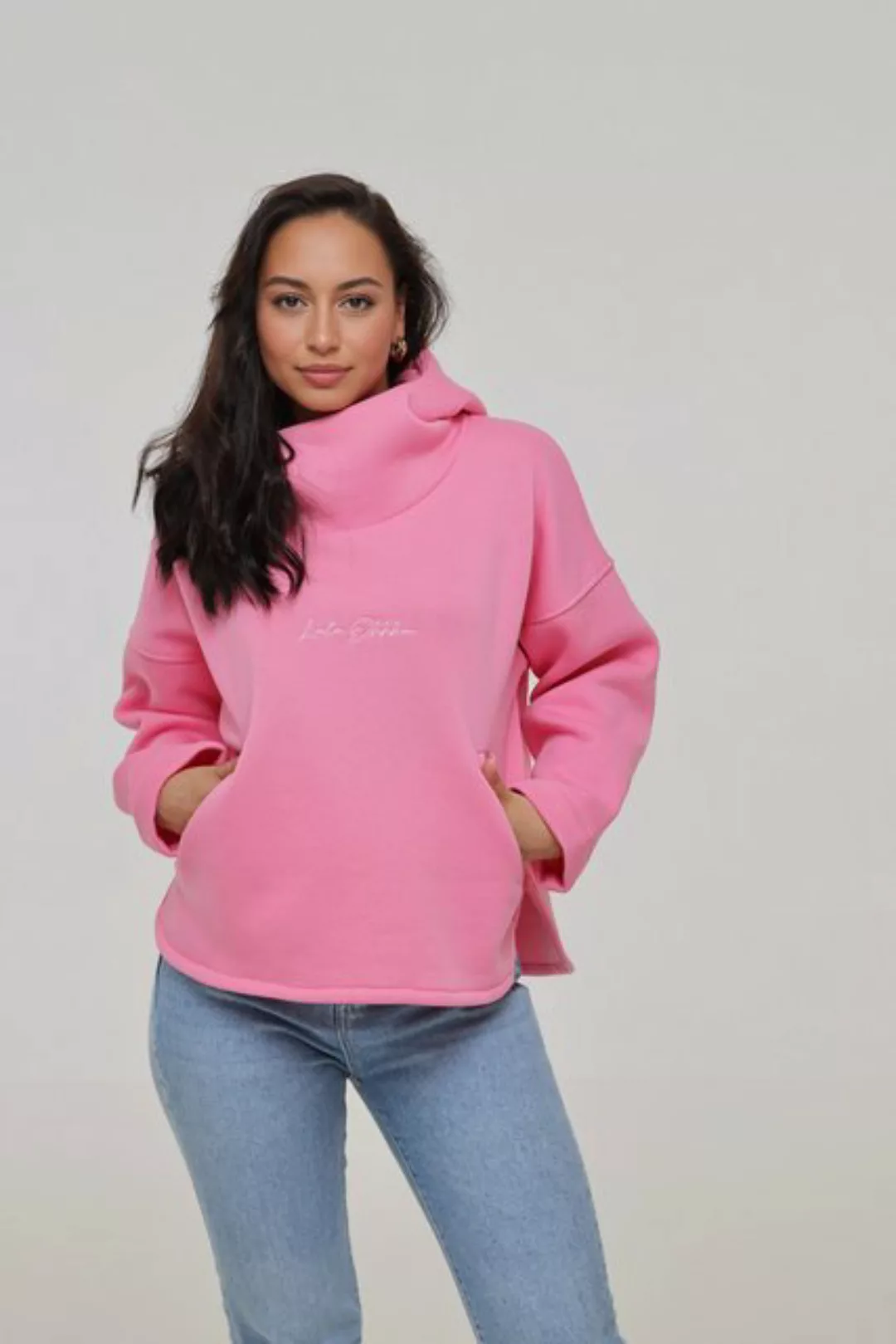 Lara Laurén Kapuzenpullover JIL kuscheliger Damenpullover Hoodie Kapuzenpul günstig online kaufen