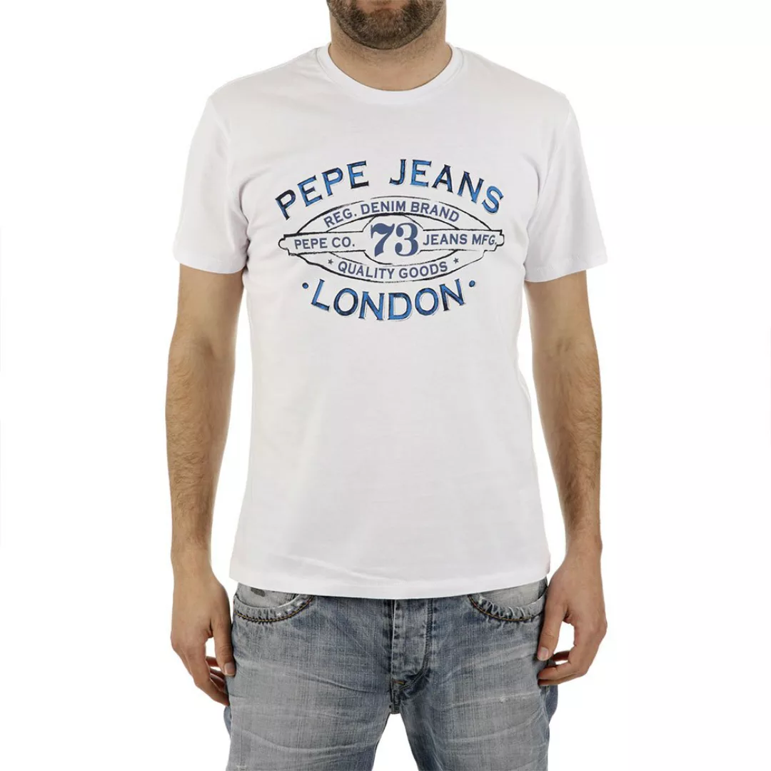 Pepe Jeans Samuel Kurzärmeliges T-shirt XL White günstig online kaufen