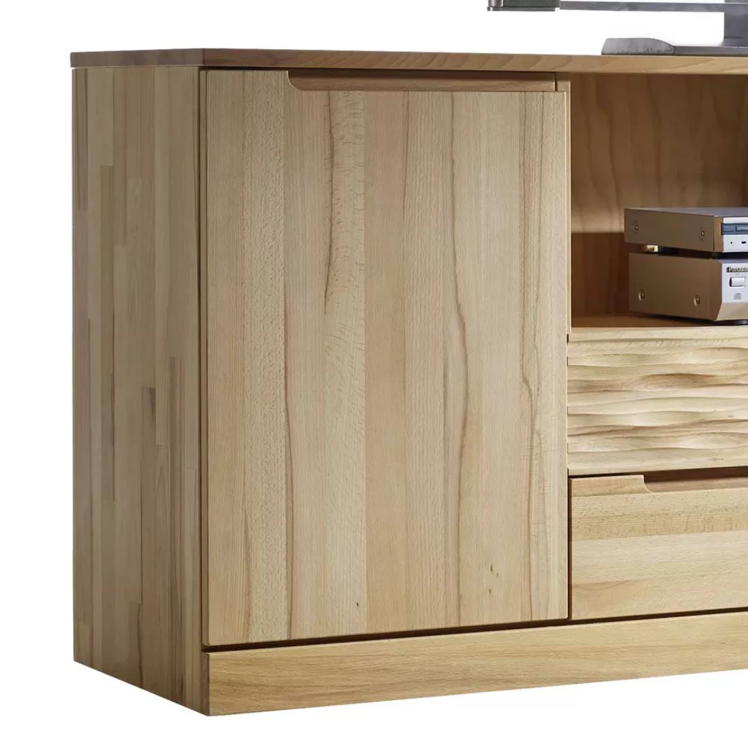 TV Schrank aus Kernbuche Massivholz 180 cm breit günstig online kaufen