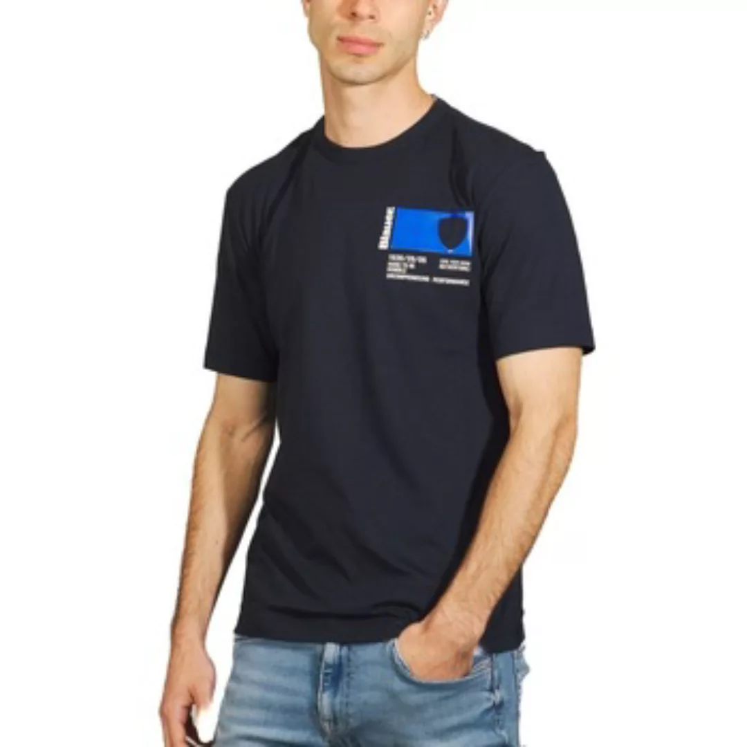 Blauer  T-Shirts & Poloshirts T-SHIRT MANICA CORTA günstig online kaufen