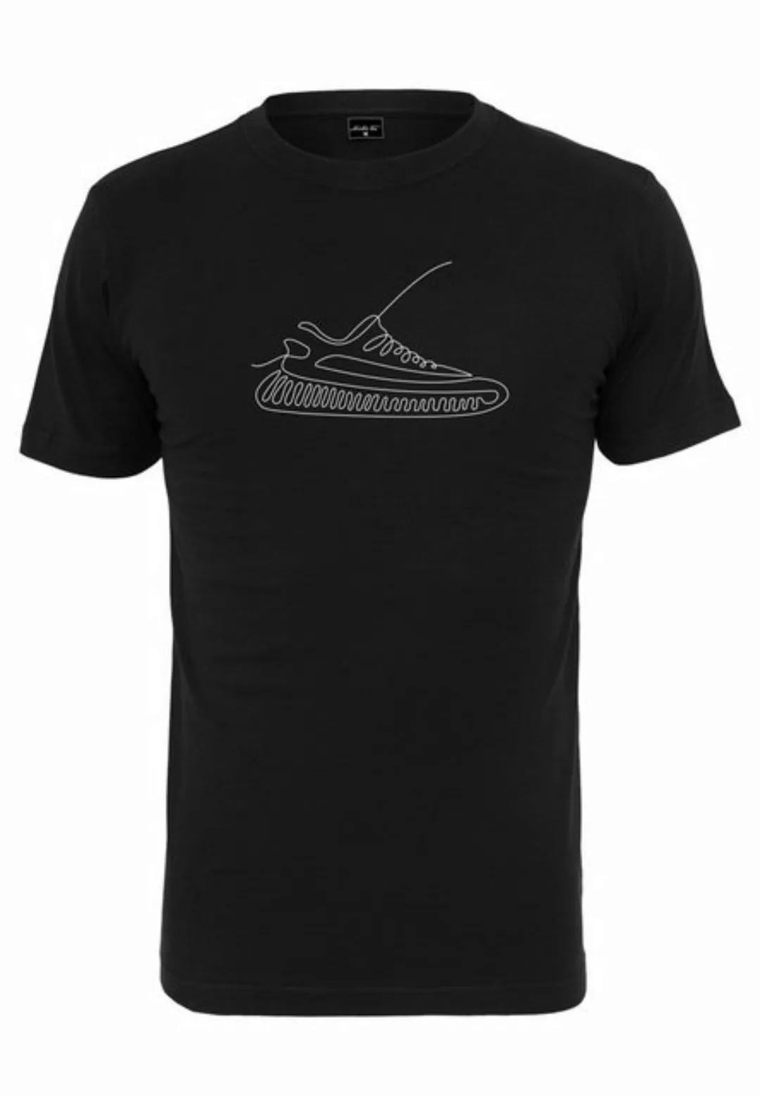 MisterTee Kurzarmshirt MisterTee Herren One Line Sneaker Tee (1-tlg) günstig online kaufen