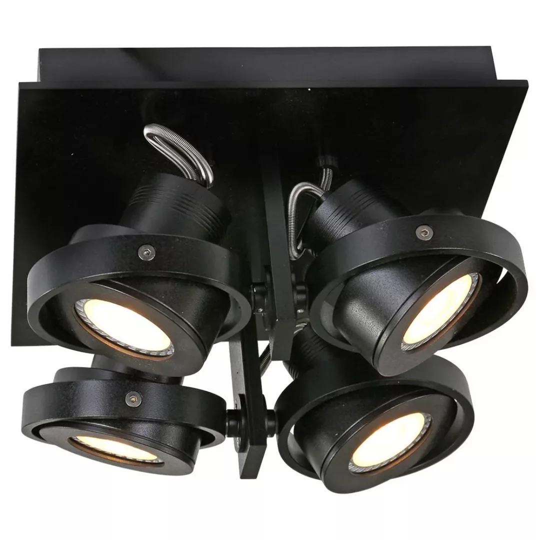 LED-Deckenspot Westpoint 4fl schwarz günstig online kaufen