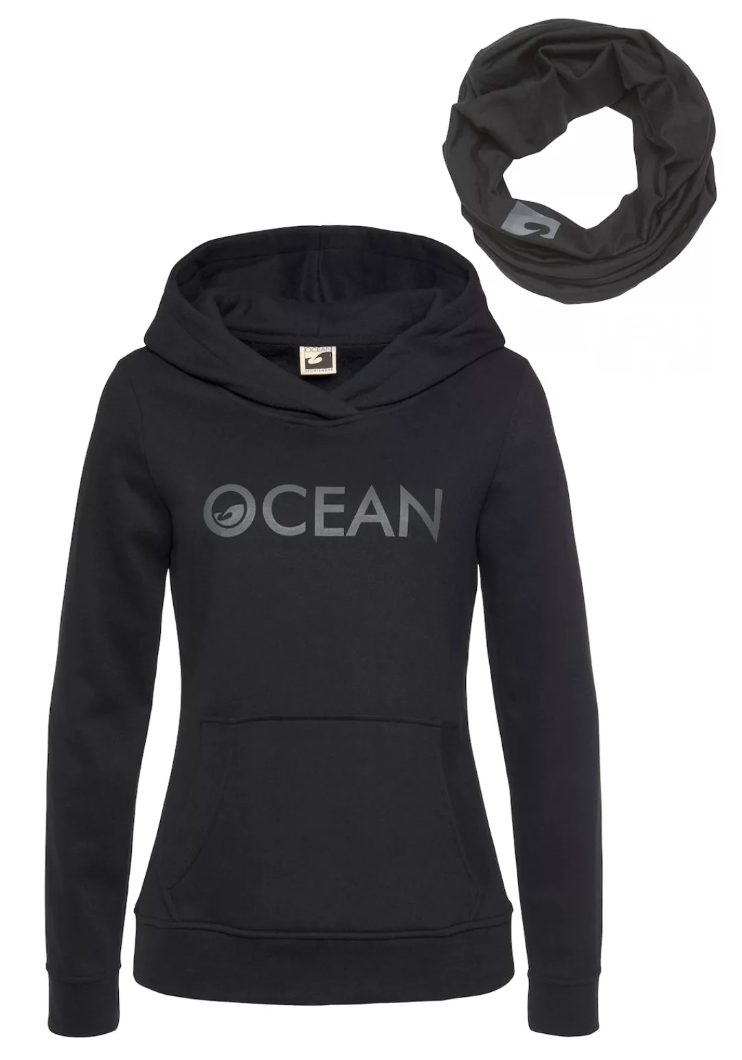 Ocean Sportswear Kapuzensweatshirt "mit Multifunktionaler Tube Schal" günstig online kaufen