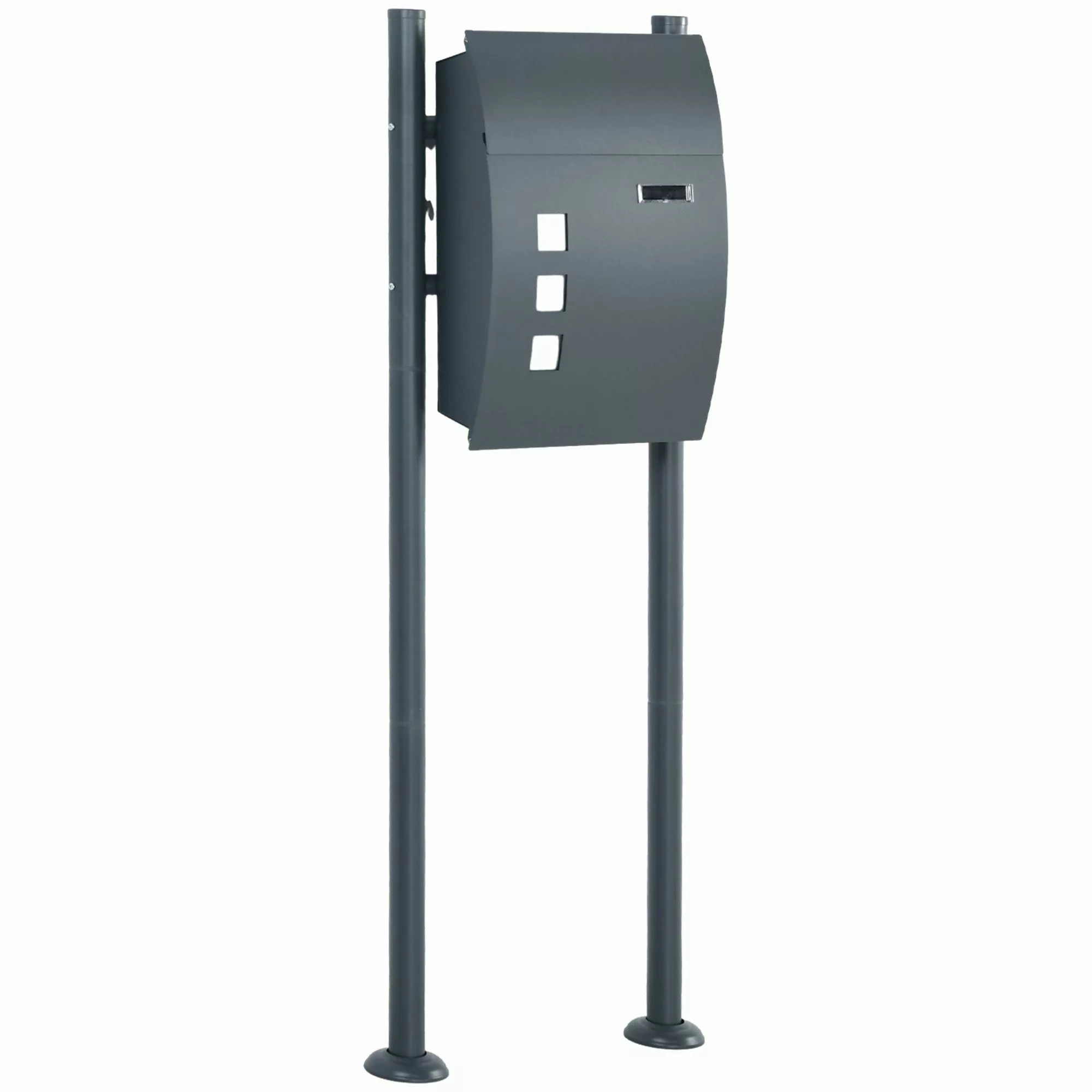 HOMCOM Briefkasten Abschließbar, Postfach, Schließfach (Mailbox, günstig online kaufen