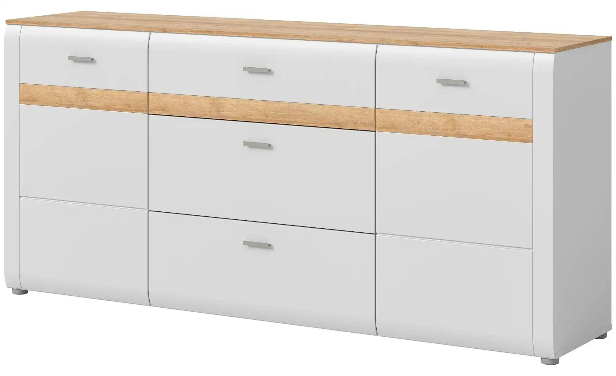 Sideboard ¦ grau ¦ Maße (cm): B: 185 H: 86 T: 43 Kommoden & Sideboards > Si günstig online kaufen