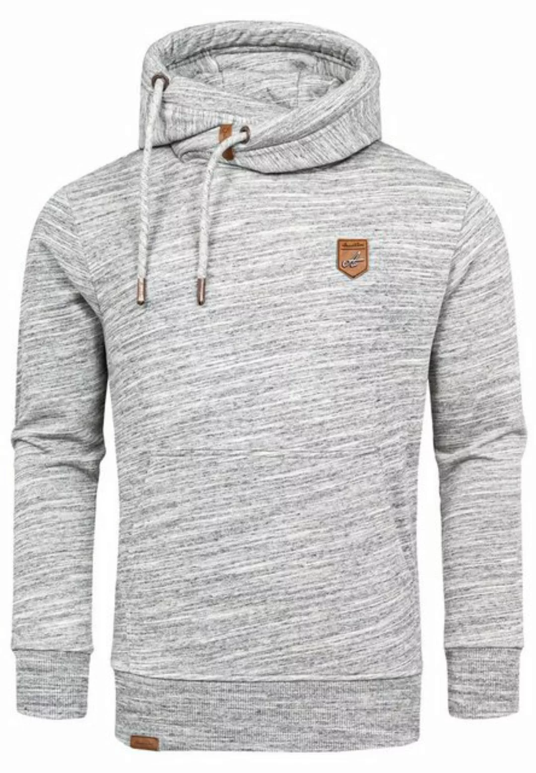 Amaci&Sons Kapuzenpullover HENDERSON Kapuzenpullover Herren Basic Kontrast günstig online kaufen