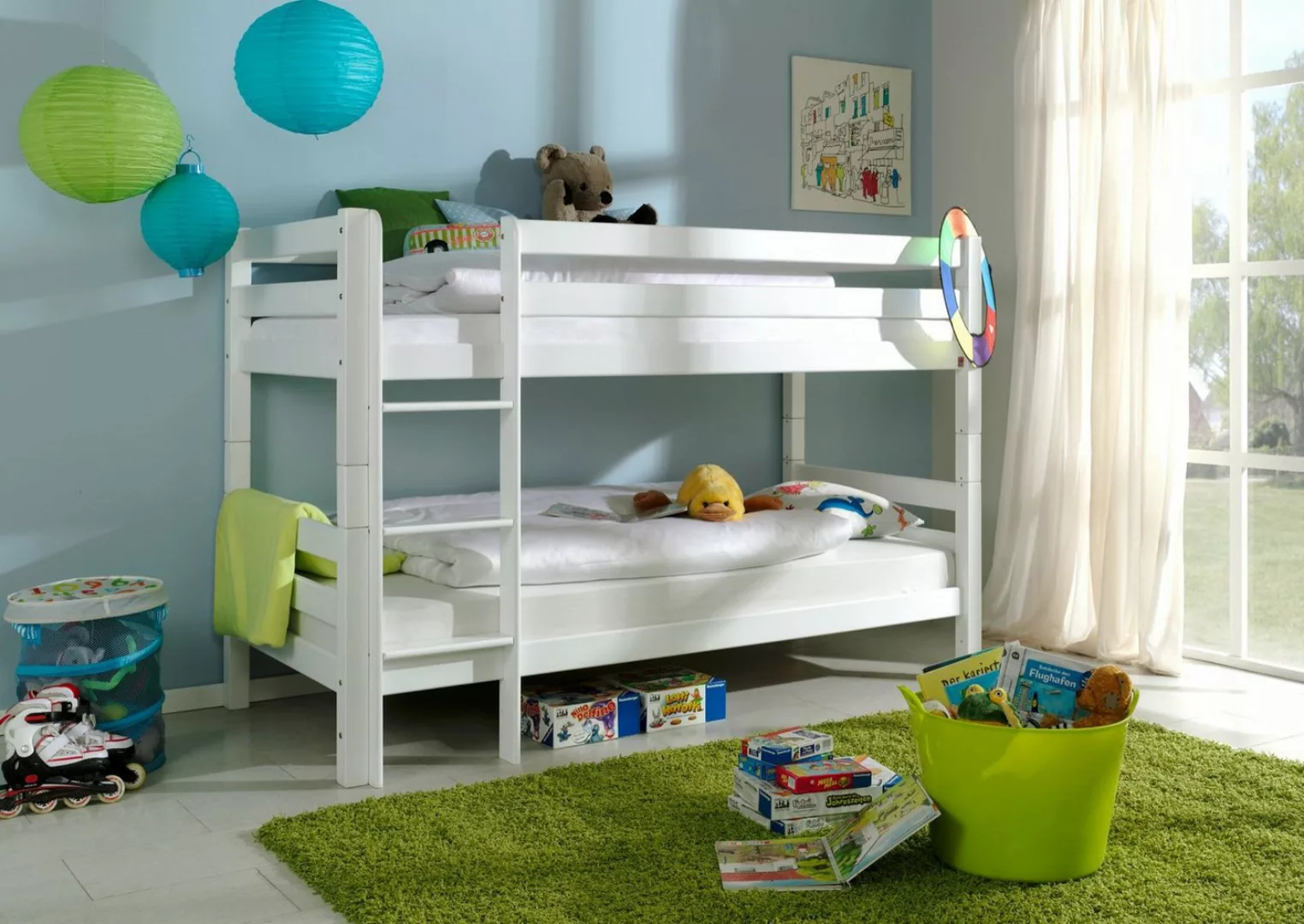 58 aufm Kessel Bettgestell Etagenbett Gates 208x103x140 Kinderbett Massivho günstig online kaufen