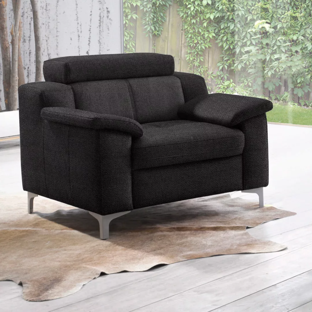 exxpo - sofa fashion Sessel "Florenz, Loungesessel, Relaxsessel mit hohem S günstig online kaufen