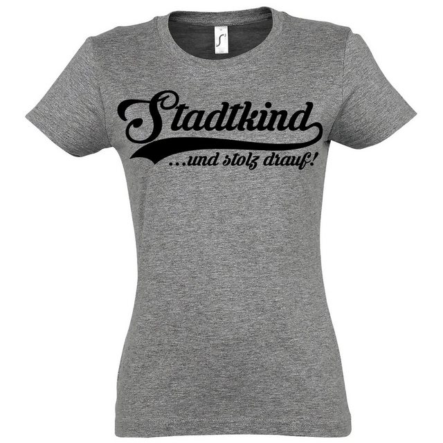 Youth Designz T-Shirt Stadtkind Damen Shirt mit trendigem Frontprint günstig online kaufen