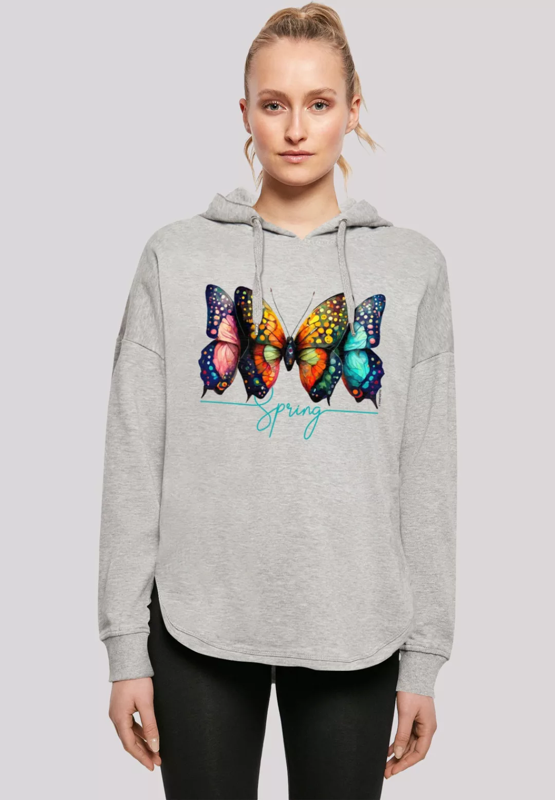 F4NT4STIC Kapuzenpullover "Schmetterling Illusion Oversize Hoodie", Print günstig online kaufen