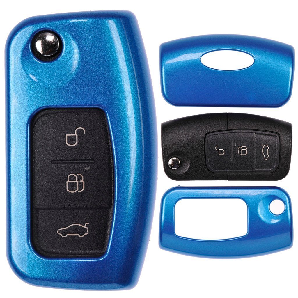 mt-key Schlüsseltasche Autoschlüssel Hardcover Schutzhülle Metallic günstig online kaufen