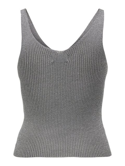 JACQUELINE de YONG Shirttop Tank Top V-Ausschnitt Ärmellos Geripptes Design günstig online kaufen