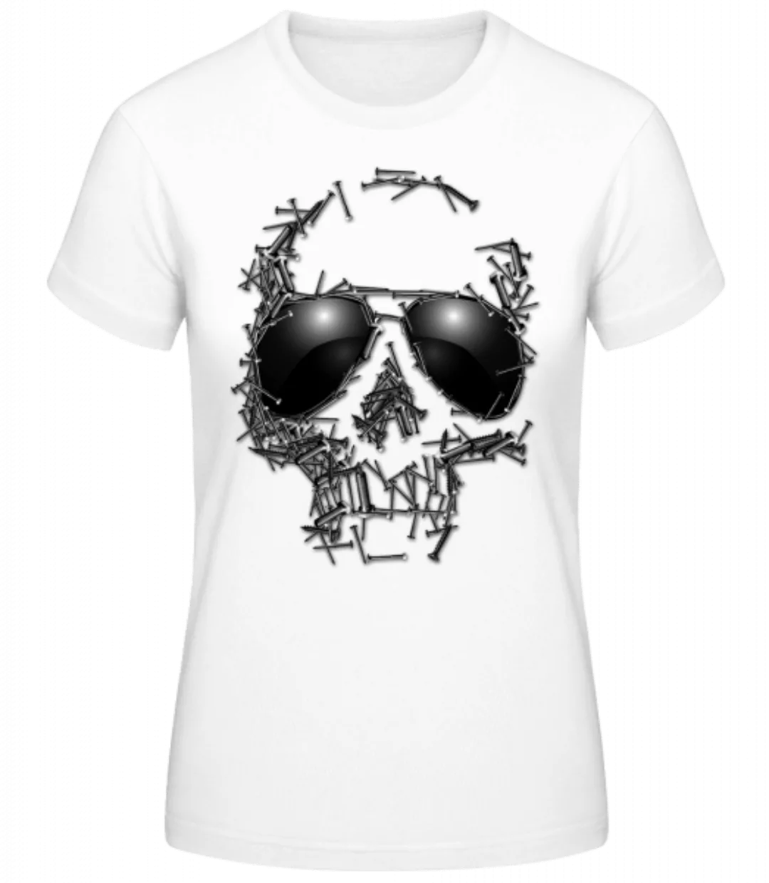 Sonnenbrille Totenkopf · Frauen Basic T-Shirt günstig online kaufen