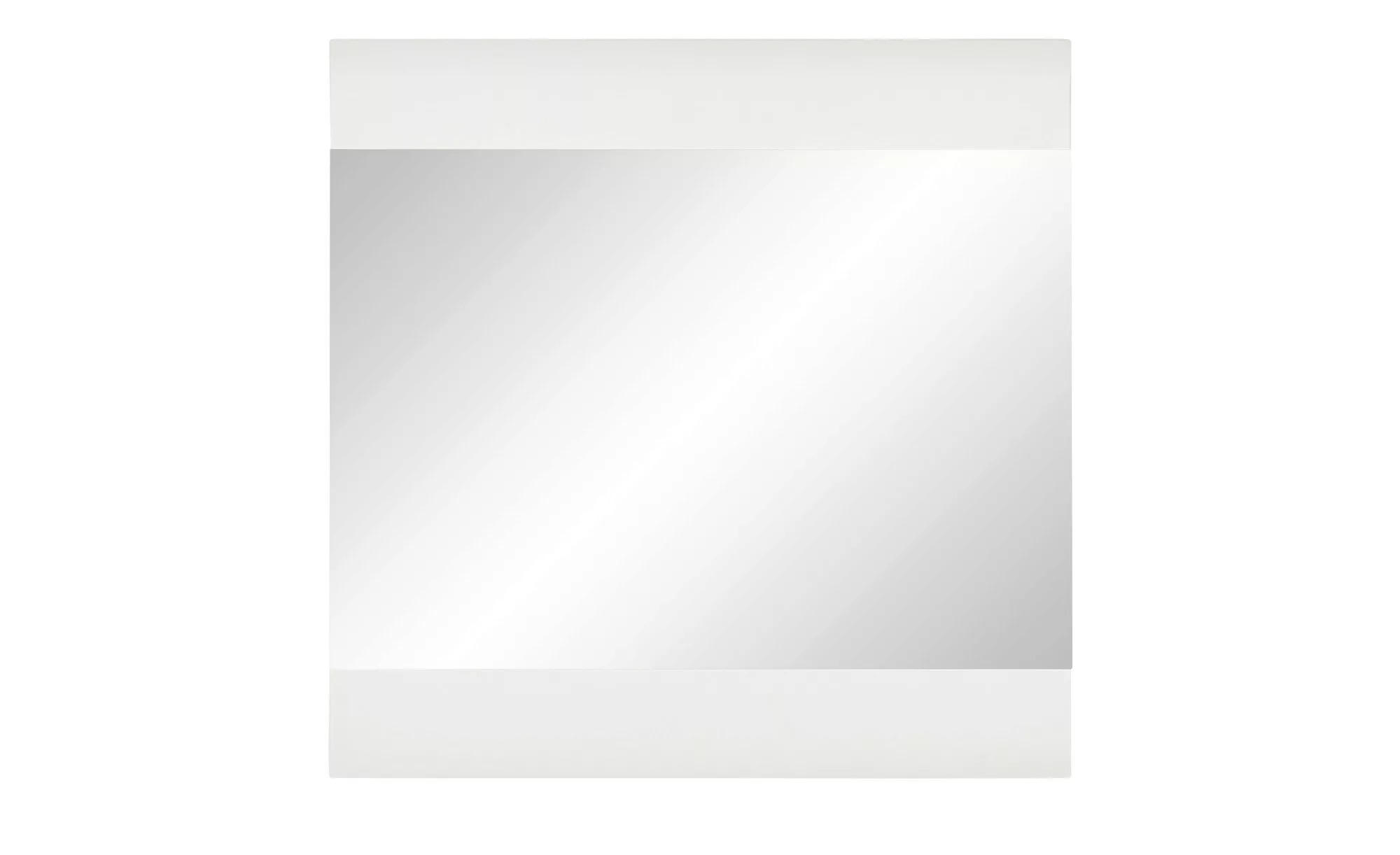 Spiegelpaneel  Cortina ¦ weiß ¦ Holzwerkstoff,Glas ¦ Maße (cm): B: 80 H: 80 günstig online kaufen