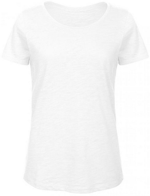 B&C Rundhalsshirt Damen T-Shirt / 100% SLUB Organic Cotton TEE mit Rundhals günstig online kaufen