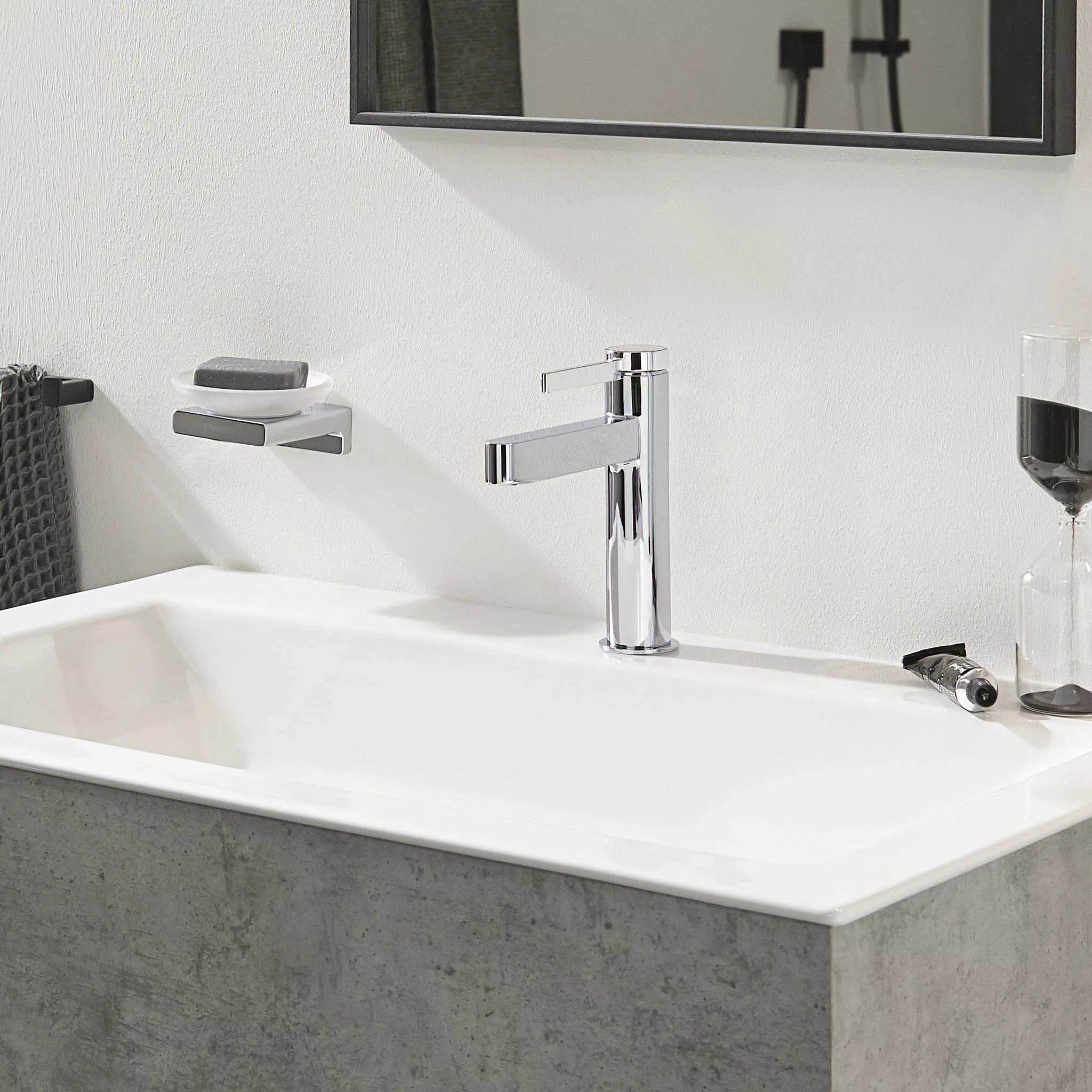 hansgrohe Waschtischarmatur »Finoris«, 11cm, mit Push-Open Ablaufgarnitur günstig online kaufen