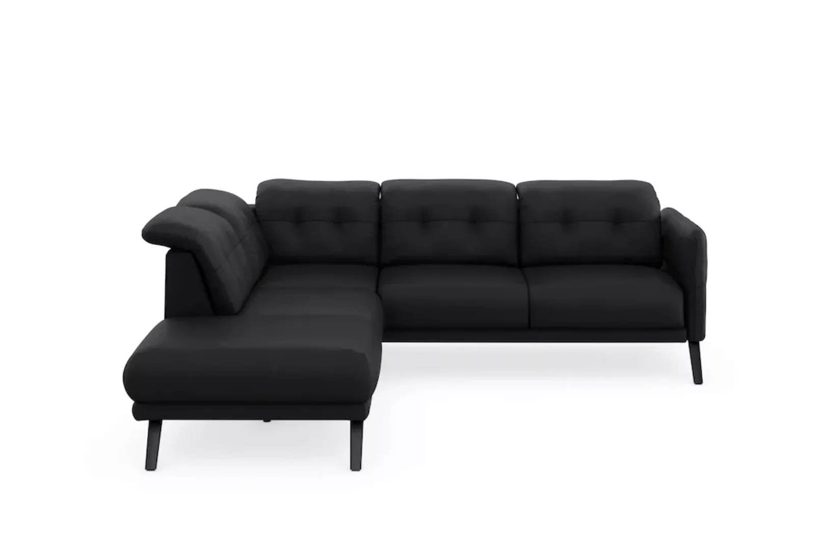 sit&more Ecksofa »Scandia L-Form«, Wahlweise mit Kopfteilverstellung und Ar günstig online kaufen