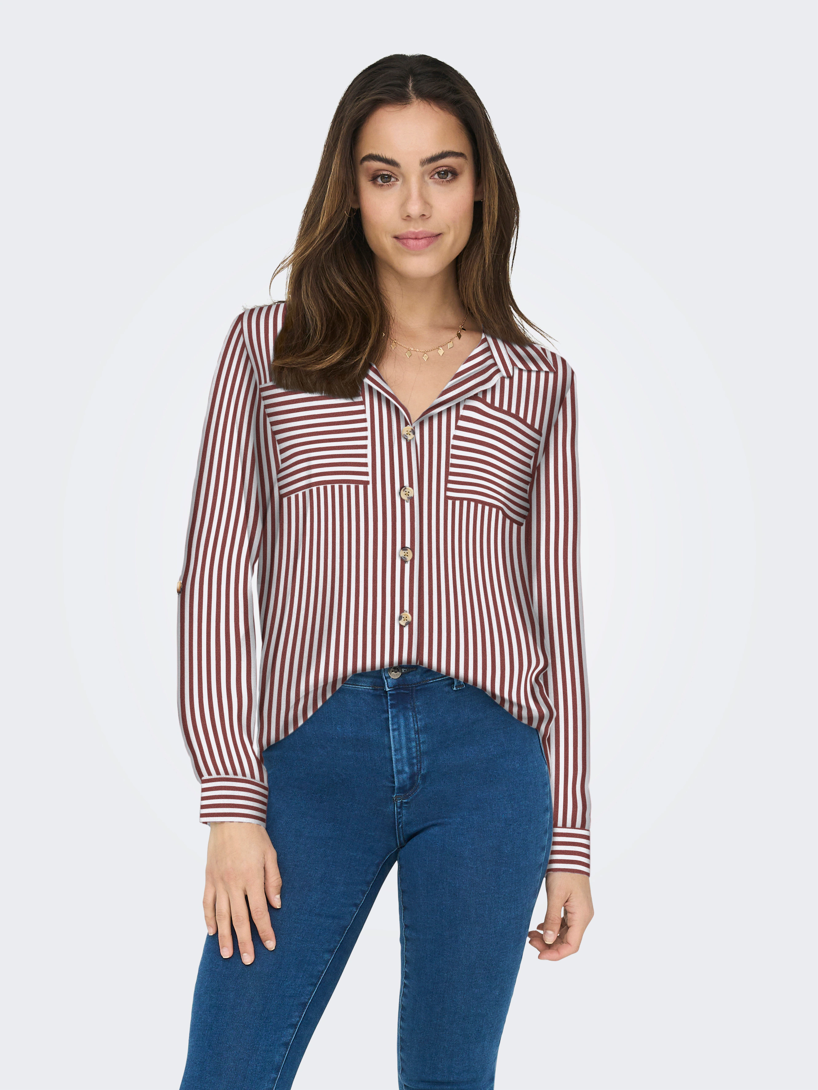 ONLY Hemdbluse "ONLYASMIN SHIRT L/S WVN NOOS" günstig online kaufen