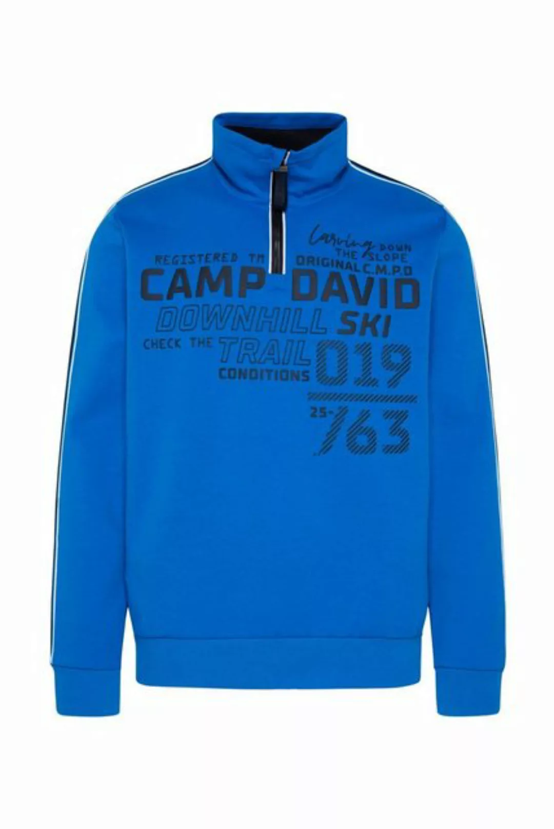 CAMP DAVID Sweater aus Bonded-Jersey günstig online kaufen