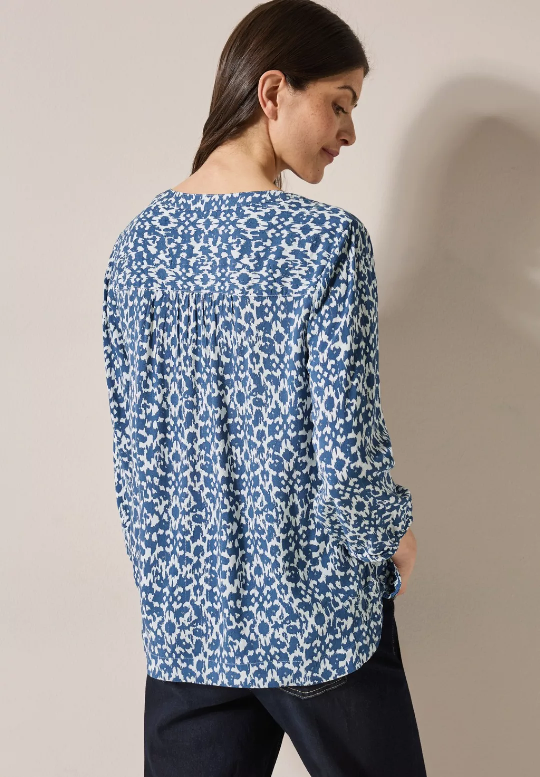 Cecil Klassische Bluse, mit Elastikbund an den Ärmeln günstig online kaufen