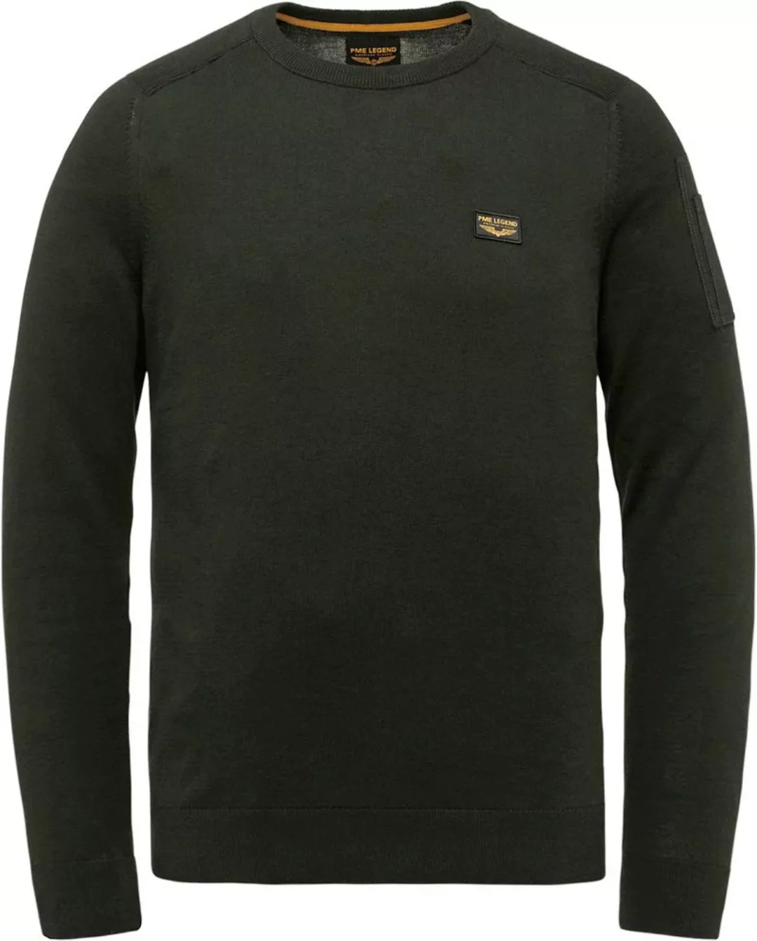 PME LEGEND Strickpullover R-NECK AMERICAN CLASSIC KNIT aus Baumwolle günstig online kaufen