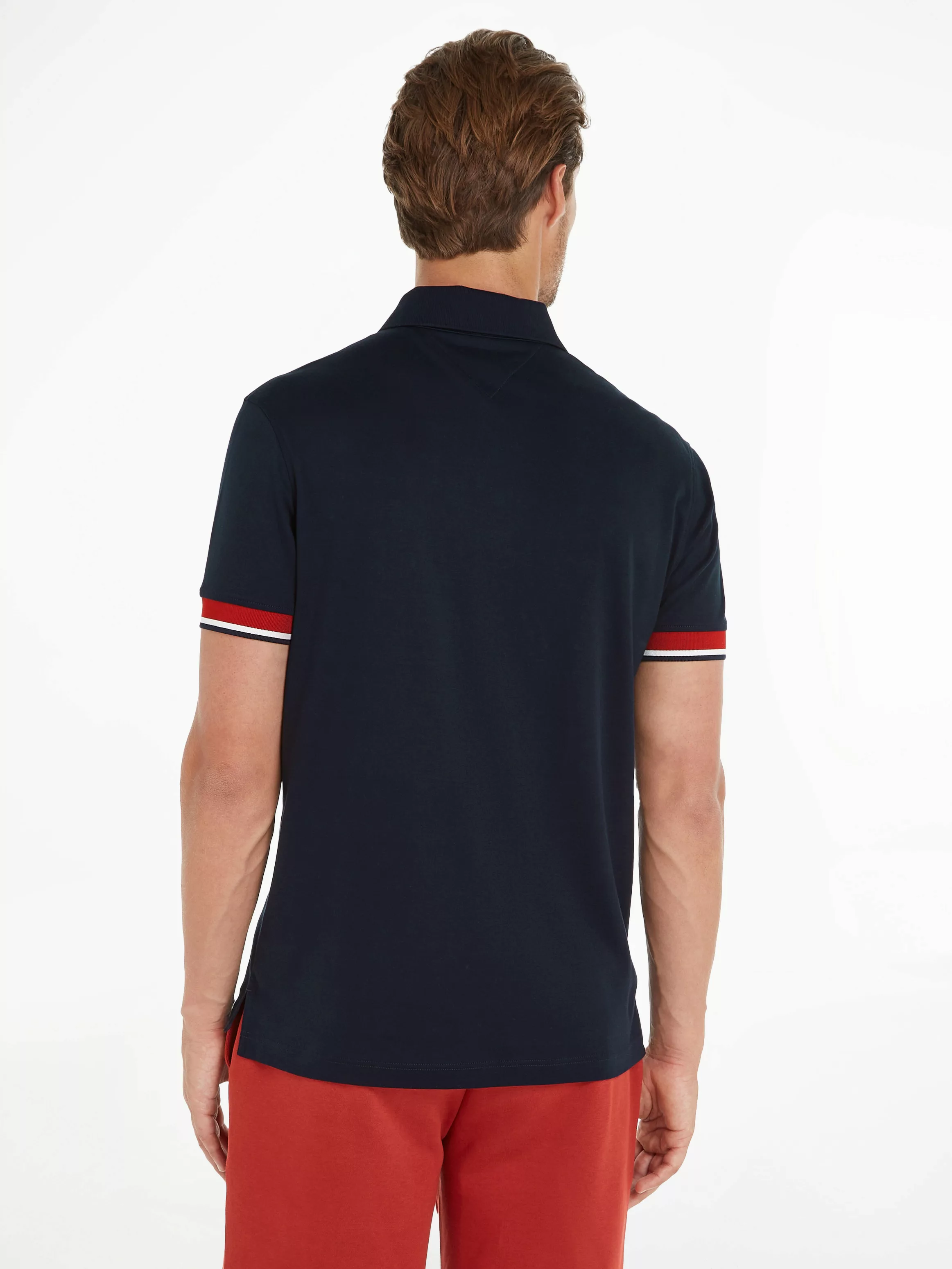 Tommy Hilfiger Poloshirt INTERLOCK SLEEVE DETAIL REG POLO günstig online kaufen