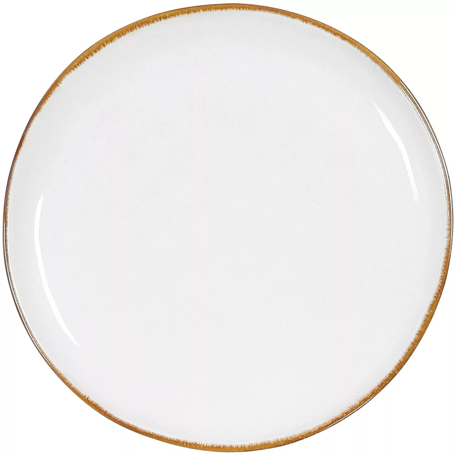 Mica Decorations Frühstücksteller Tabo Weiß Ø 20,5 cm günstig online kaufen