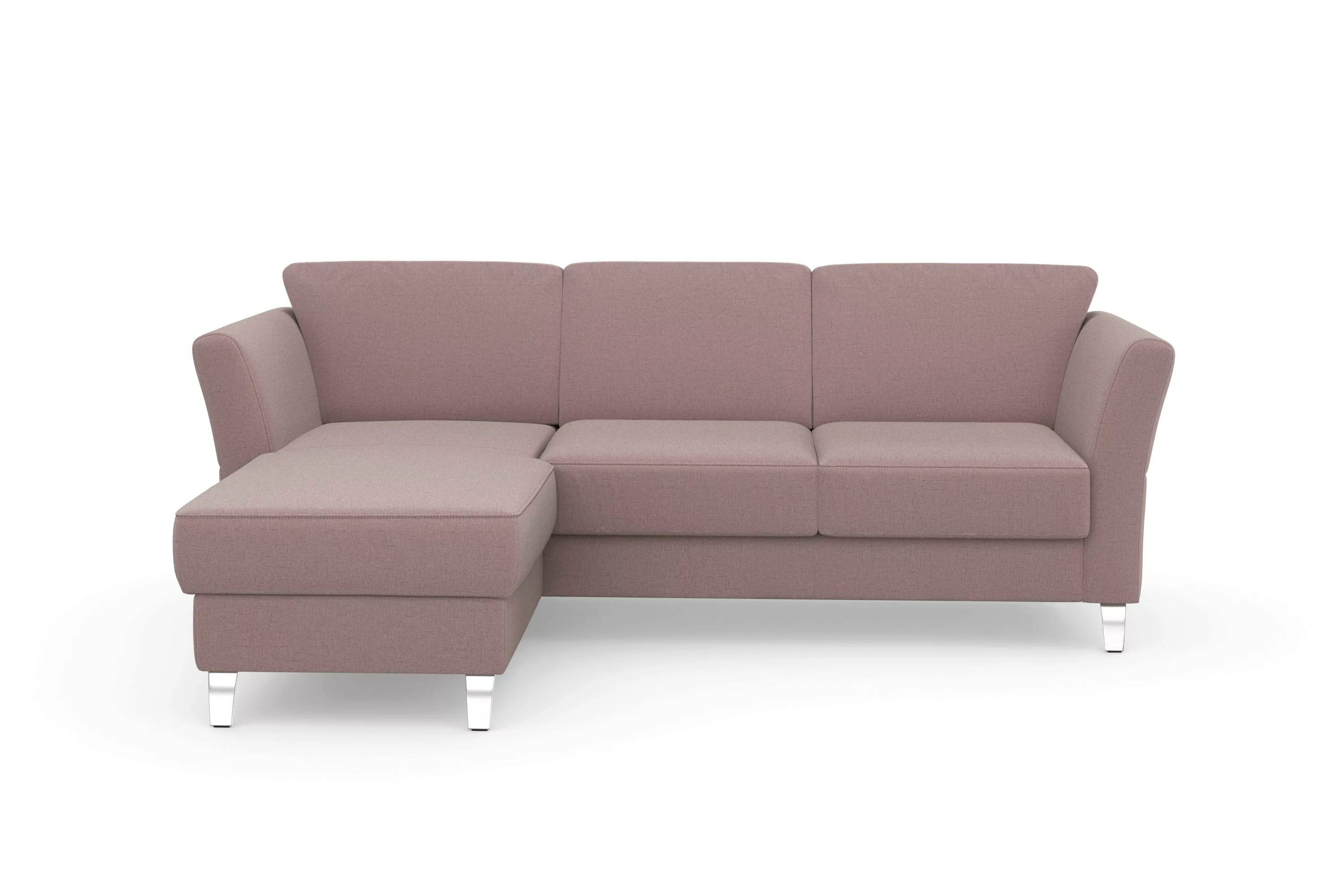 sit&more Ecksofa "Visby L-Form", wahlweise mit Bettfunktion und Bettkasten, günstig online kaufen