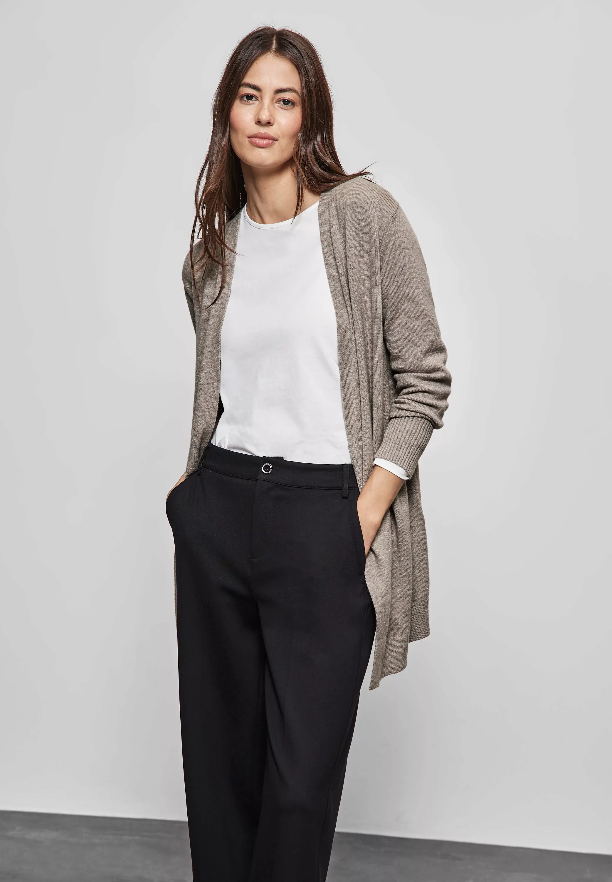 STREET ONE Cardigan, verschlusslos günstig online kaufen