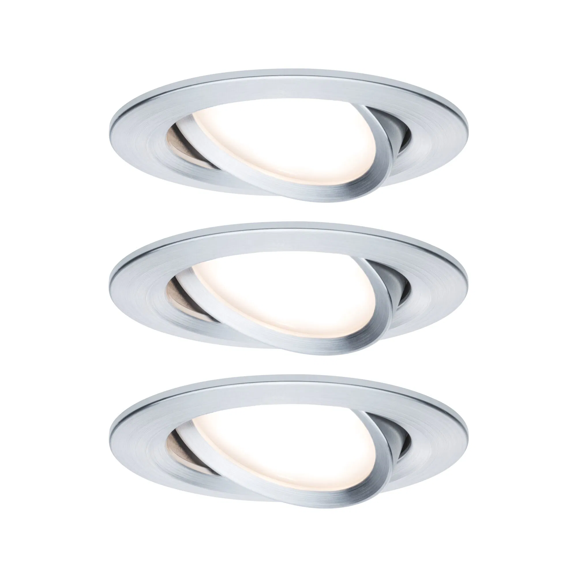 Paulmann LED-Einbauspot Nova Coin 3er chrom rund dimmbar günstig online kaufen