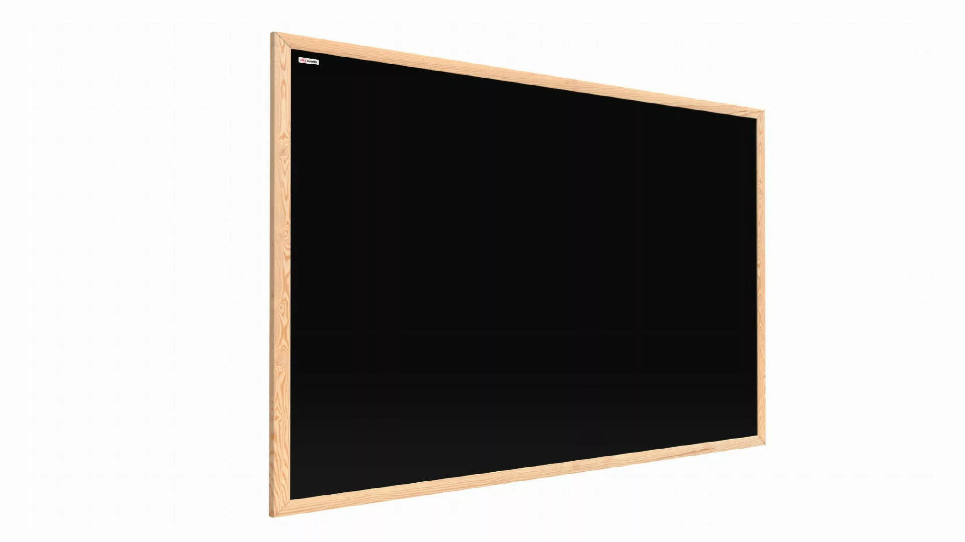 ALLboards Tafel Schwarze Magnetische Kreidetafel Naturholzrahmen günstig online kaufen