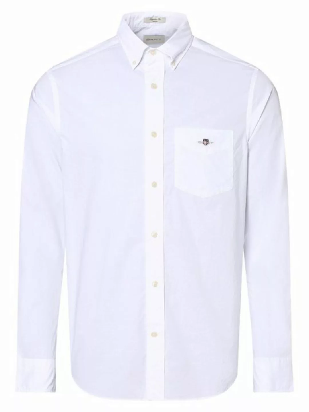 Gant Langarmhemd "Regular Fit Popeline Hemd leicht strapazierfähig pflegele günstig online kaufen