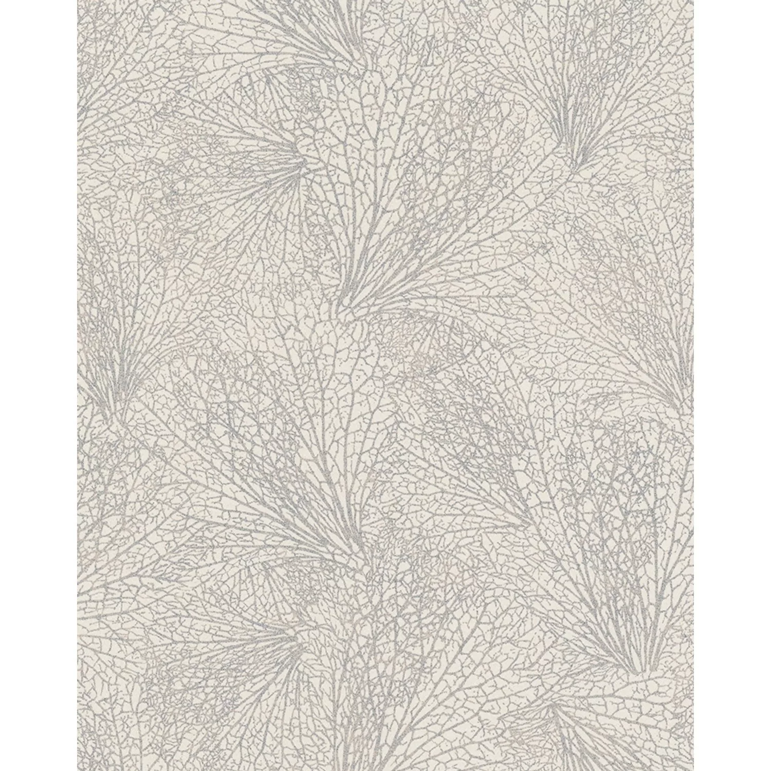 Marburg Vliestapete Grafisch Blättermuster Beige-Silber 10,05 m x 0,53 m FS günstig online kaufen