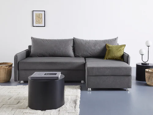 COLLECTION AB Ecksofa "Sunny L-Form", inkl. Bettfunktion und Bettkasten günstig online kaufen