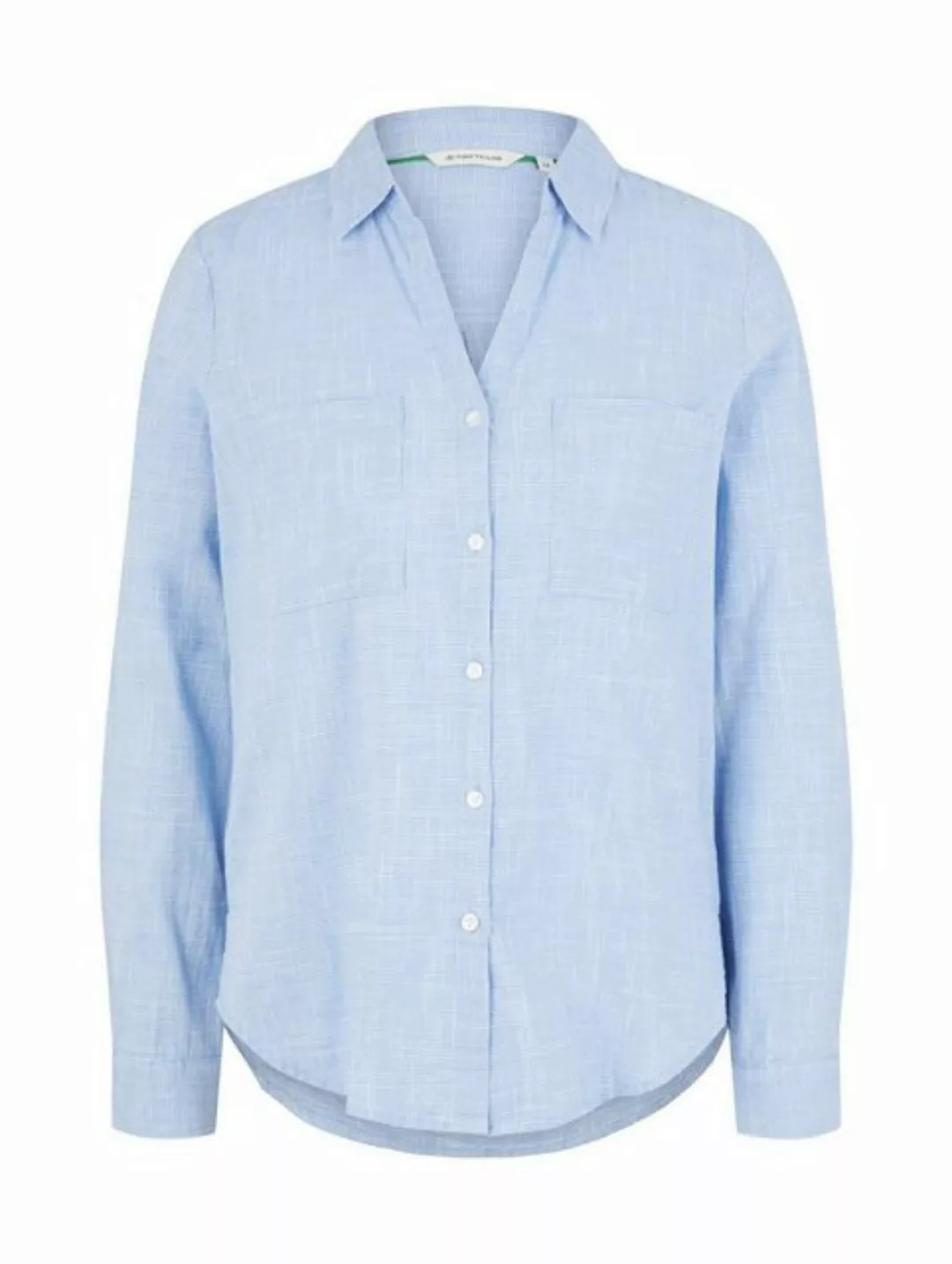 TOM TAILOR Blusenshirt blouse with slub structure günstig online kaufen