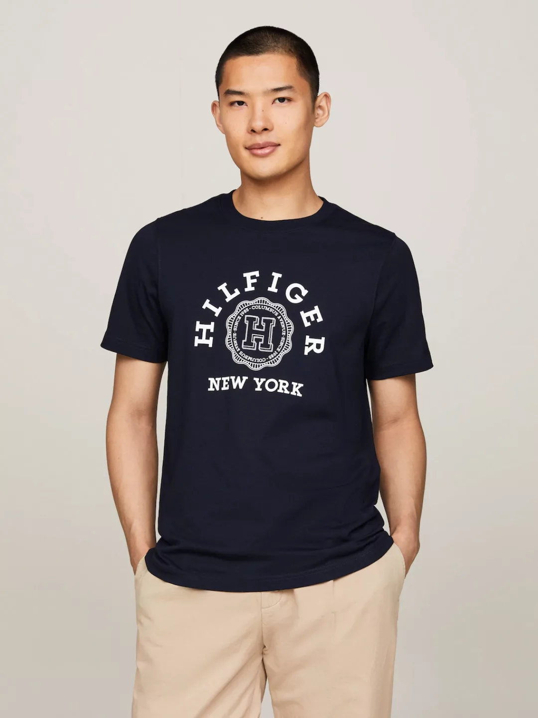 Tommy Hilfiger Print-Shirt "HILFIGER COIN TEE", mit markantem Print günstig online kaufen