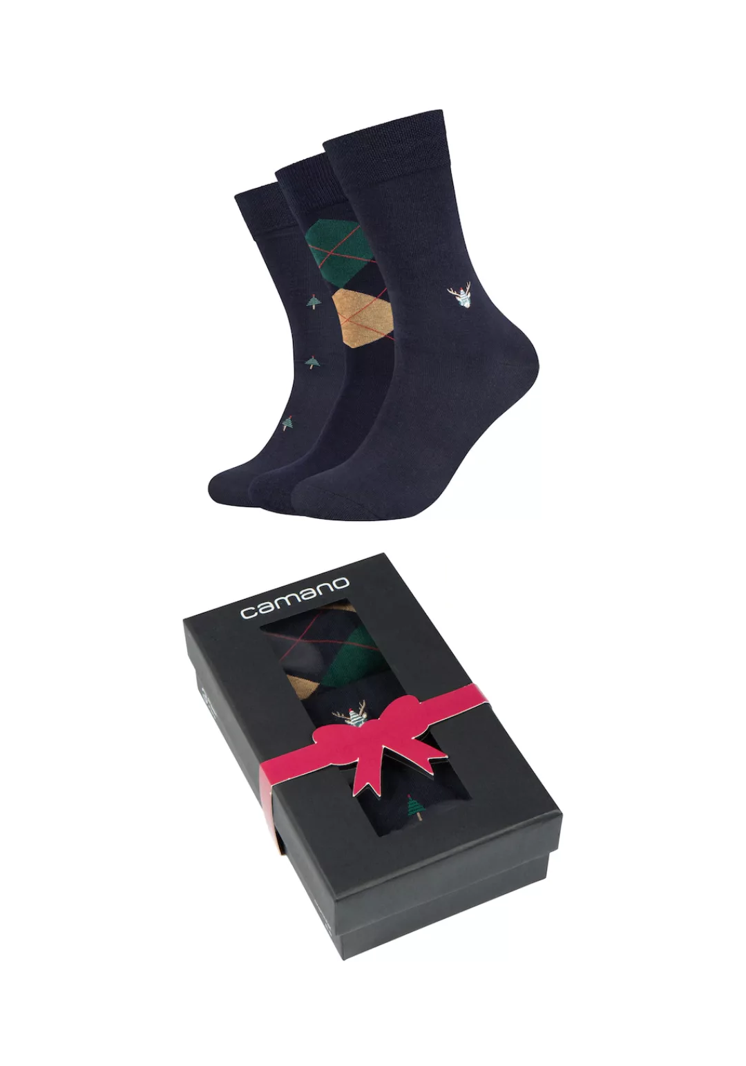 Camano Sneakersocken "ca-soft", (3 Paar), mit elastischem Bund günstig online kaufen