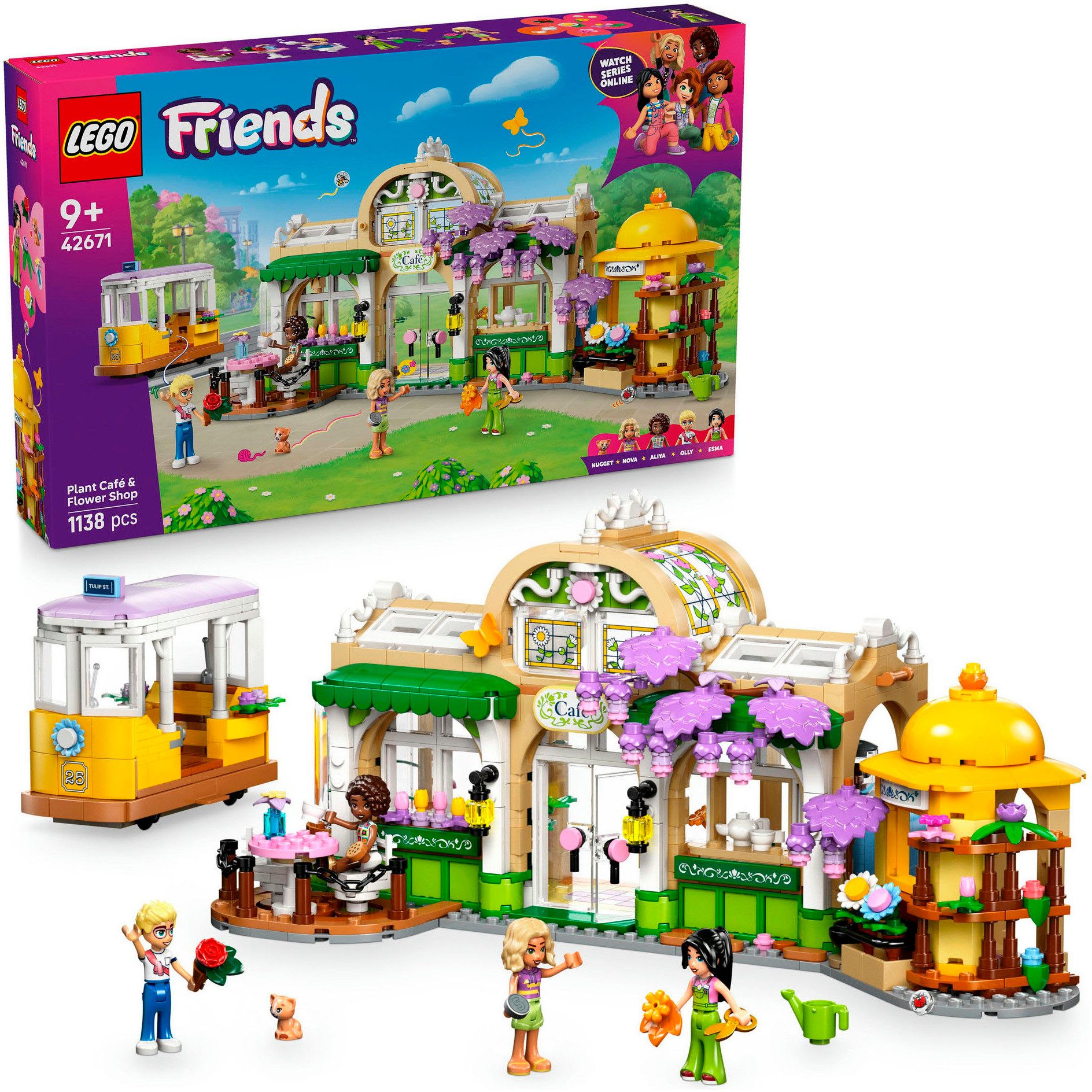 LEGO® Pflanzencafé und Blumenkiosk (42671), LEGO günstig online kaufen