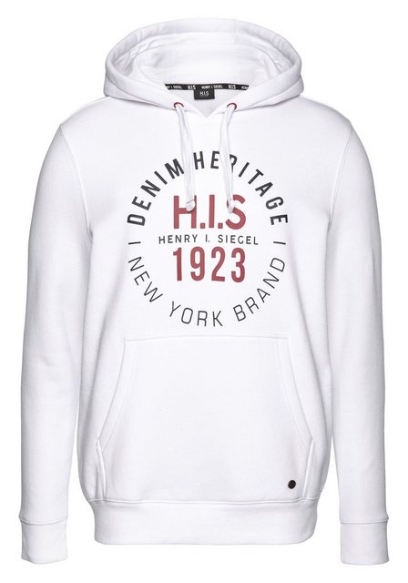 H.I.S Kapuzensweatshirt Langarm, lässige Passform, mit Kängurutasche günstig online kaufen