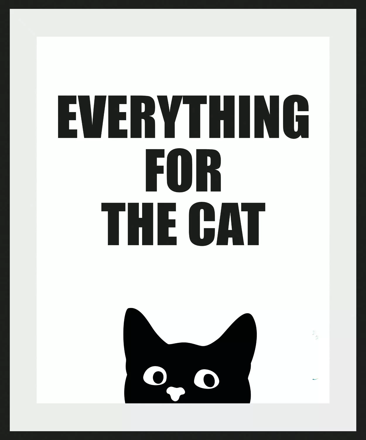 queence Bild »EVERYTHING FOR THE CAT«, Schriftzug, (1 St.) günstig online kaufen