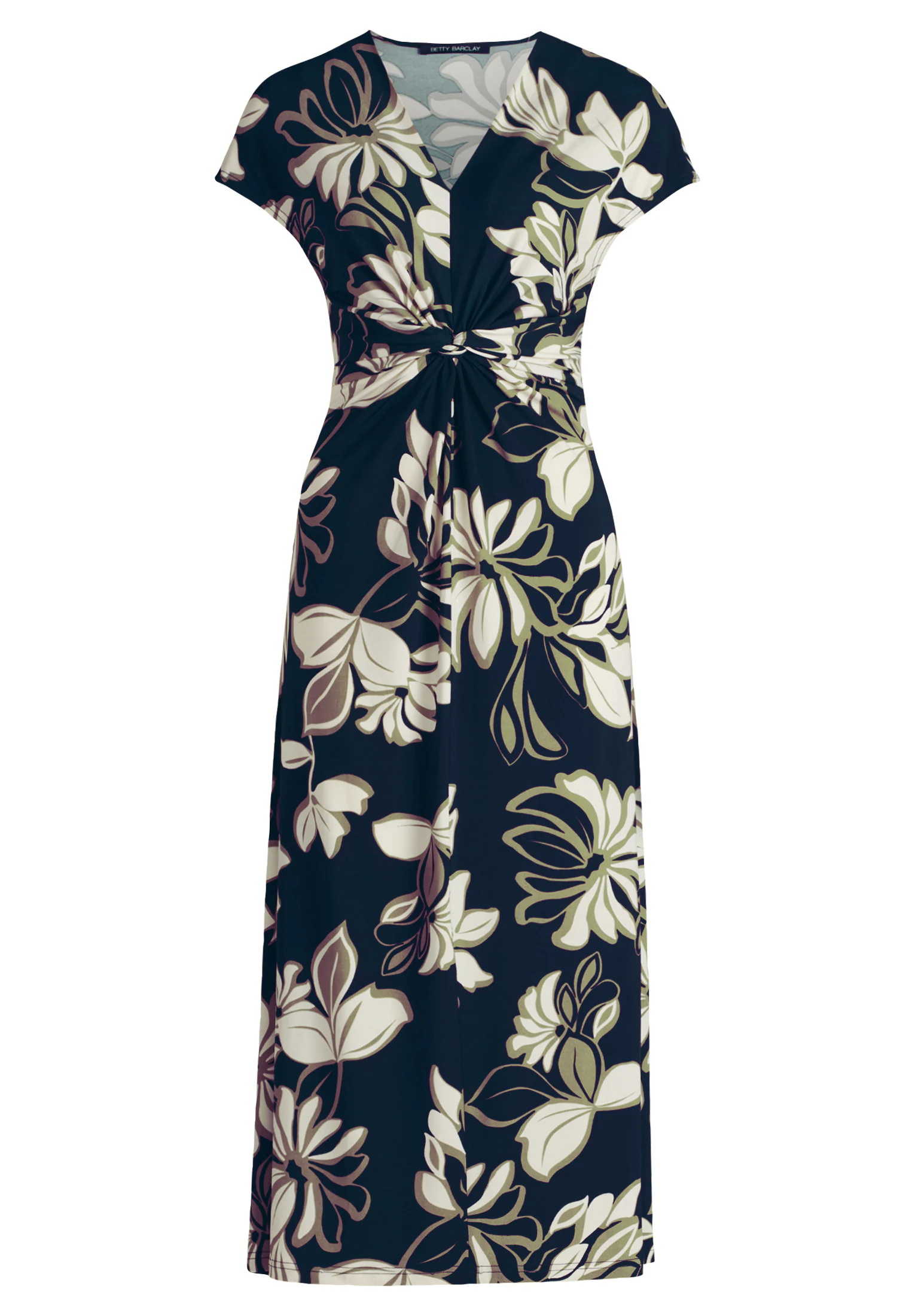Betty Barclay Midikleid "Betty Barclay Damen Midikleid mit Raffung" günstig online kaufen