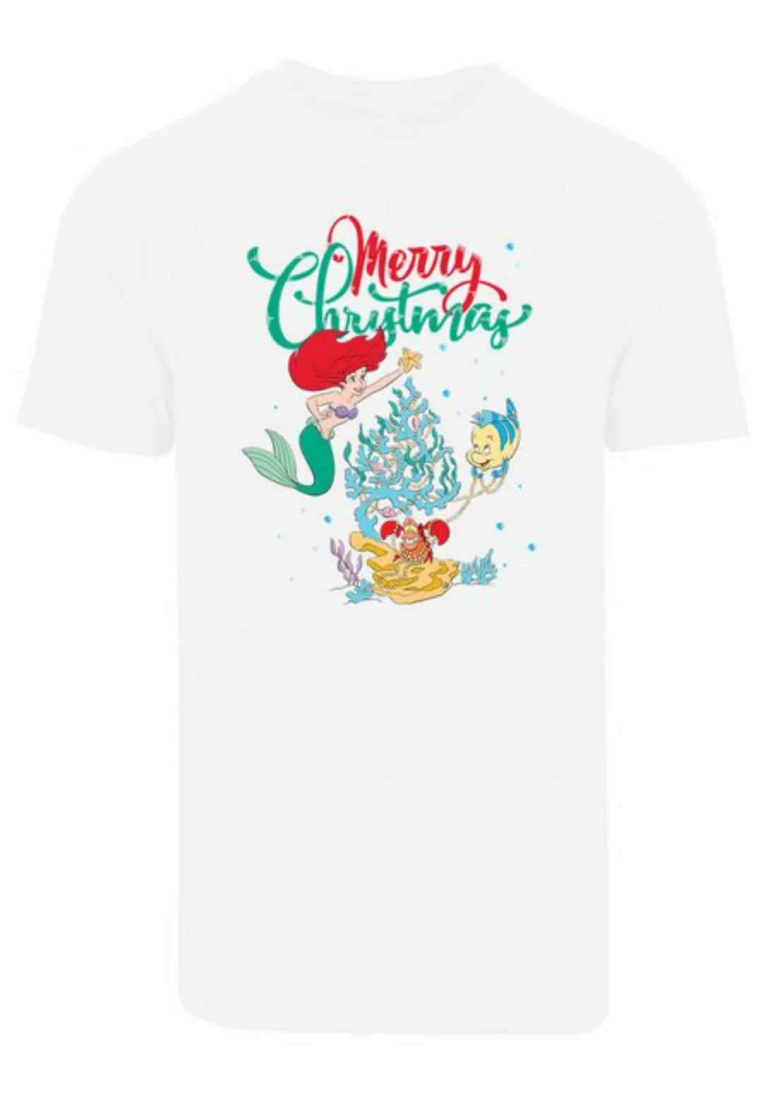 F4NT4STIC T-Shirt Arielle die Meerjungfrau Weihnachten Print günstig online kaufen